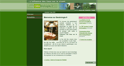 Desktop Screenshot of geobiologie.fr